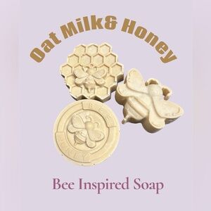 Oat Milk & Honey Set of Three Soap Bars